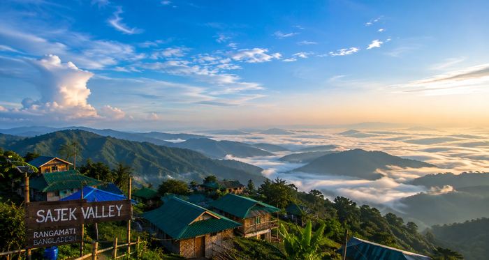 Sajek Valley above the clouds